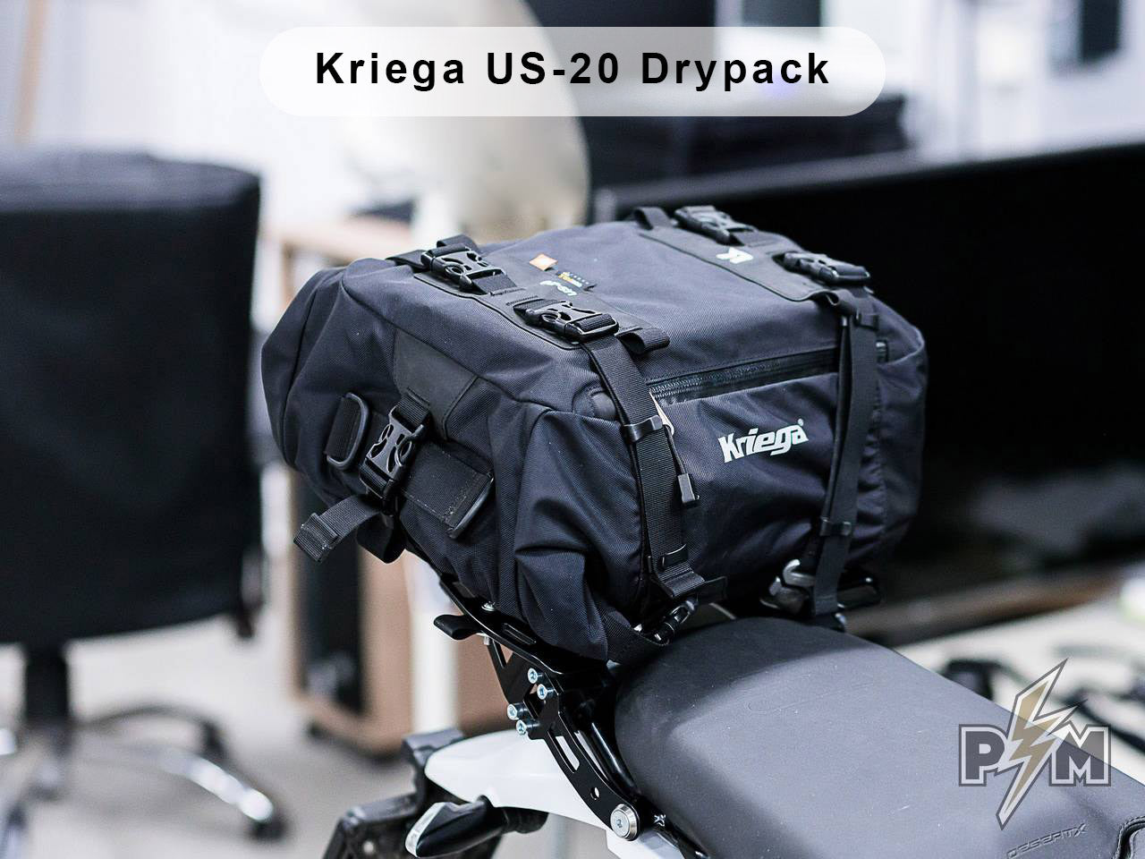 Perun moto Ducati DesertX Top luggage rack Kriega US-20