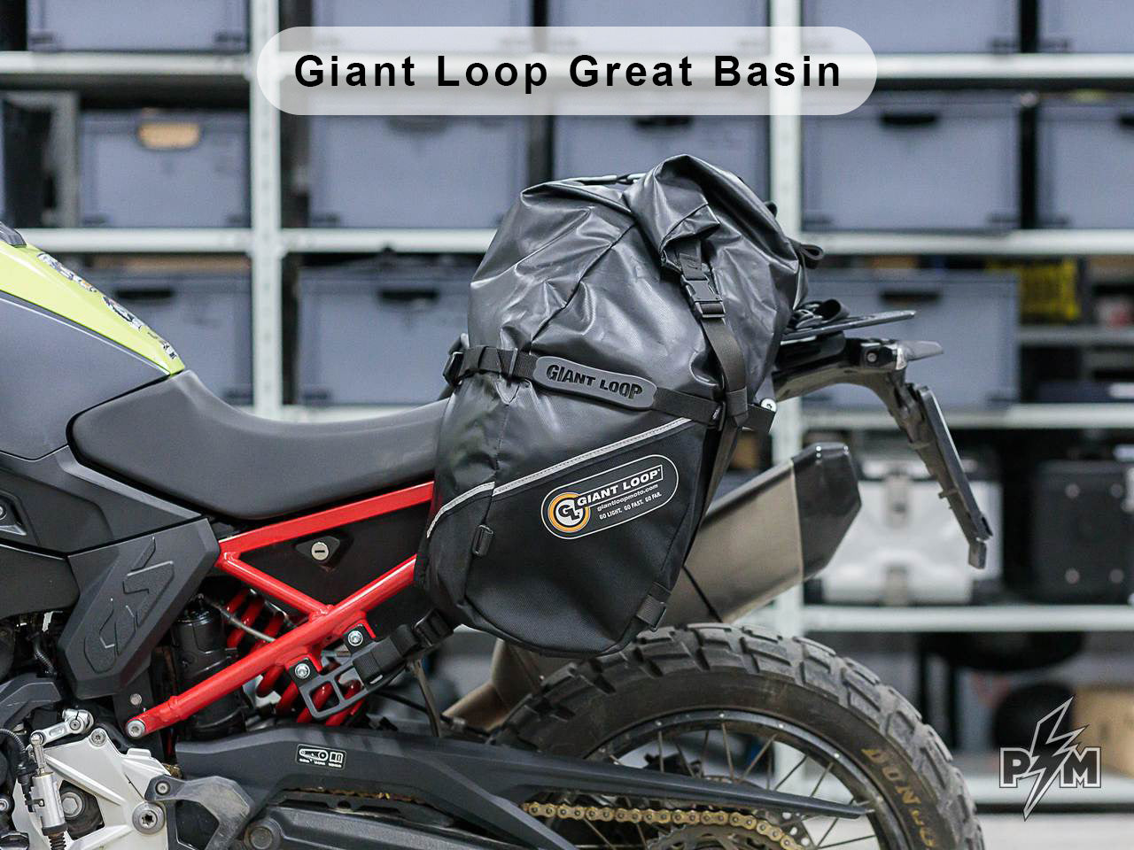 Perun moto BMW F900GS Top luggage rack - Giant Loop Great Basin