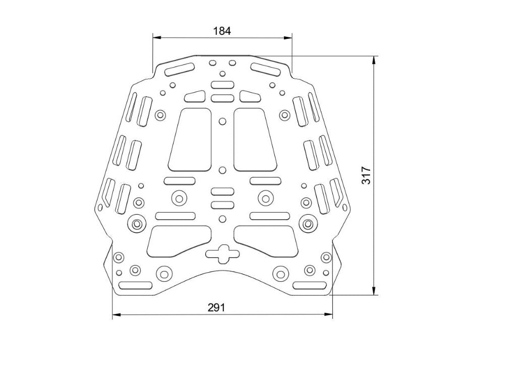 KTM 1X90 Billet rack - Large (2013-2020) - Perunmoto